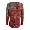thumbnail image 5 of Aloohaidyvio Tops and Blouses ,Women Casual Tops Long Sleeve Buttons Slim Blouse T-Shirt, 5 of 5
