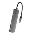 thumbnail image 2 of MMOBIEL USB-C Adapter Hub 6-in-1 HDMI 4K USB-A SD TF Aluminum, 2 of 8