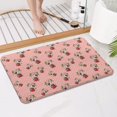 thumbnail image 4 of Pink Cow Strawberry Hat Pattern Bathroom Rugs Mat,Non Slip Microfiber Bathroom Rug,Rubber Backing,Soft Bathroom Mats for Bathroom Floor,Tub and Shower,17x27in(43x68cm), 4 of 5