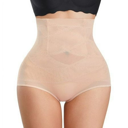 Women Butt Lifter Shapewear High Waist Trainer Tummy Control Panty Slim Body Shaper(Beige XX-Large)