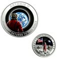 thumbnail image 2 of Program Commemorative Reversible 2 (Obverse: Astronaut On Moon; Reverse: Earth View & " To Deep ") Collectible For Enthusiasts, 2 of 6