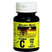 Nature's Blend Vitamin C Tablets, 250 mg, 100 Count
