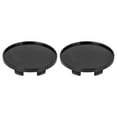 thumbnail image 1 of Unique Bargains 2pcs Universal Car Wheel Center Caps Hub Caps 59mm 6Lugs Black, 1 of 3