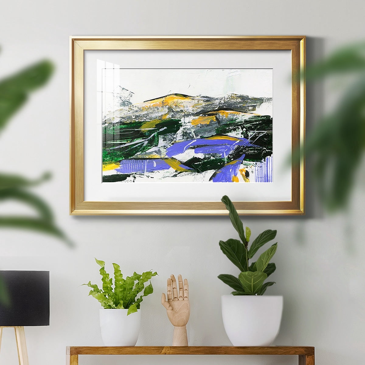 Silent Mountain II Premium Framed Print - Ready to Hang