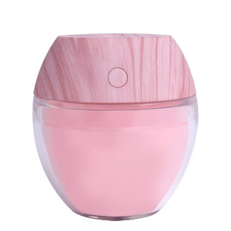 

USB Mini Air Humidifier 110ml Diffuser for Car Office Bedroom Travel Bedside Pink