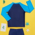 thumbnail image 5 of SYNPOS Child Boys Hawaii Long Sleeve Rashguard Two Pieces Swimsuit for 2-14Y Swimwear, 5 of 5