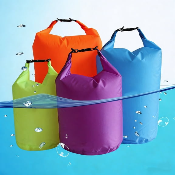 18 Gallon Floating Dry Bag Roll Top Waterproof Sack Sky Blue in 210T Polyester for Maximum Gear Storage in Kayaking Boating and Camping