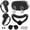 Black, variant on Silicone Cover Set for Meta Quest 3s Accessories, VR Protective Set for Oculus Quest 3s with Face Cover, VR Shell, Lens Protector, Controller Grip, Joystick Caps, Not Fit Quest 3