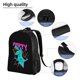thumbnail image 5 of Fotbe Rex Dinosaur With Sunglasses Mochila de Viaje para Laptop, Mochila Ejecutiva Delgada y Resistente 15.6", 5 of 8
