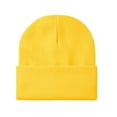 thumbnail image 1 of FAIWAD Beanie Hat for Unisex Ribbed Knitted Slouchy Beanie Hats Solid Color Soft Foldable Hat, 1 of 2