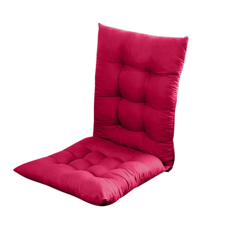 DanceeMangoo Non-Slip Rocking Chair Cushions Backrest Seat Cushion for  Office Chair Desk Seat Cotton Linen Fabric Relax Lazy Buttocks (Pink  (Cotton