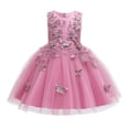 thumbnail image 1 of Kids Dresses For Girls Flower Embroidery Kids Clothing Elegent Beading Girls Dresses For Children Princess Party Custumes KidsC7-140 He Qiyong unisex, 1 of 1