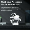 thumbnail image 2 of MesaSe VR Display Rack Precise Hole Positioning Stable Support Keep Neat Storage Stand for Meta Quest 3/for PS VR2 Headset, 2 of 10