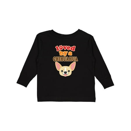 

Inktastic Chihuahua Dog Lover Gift Boys or Girls Long Sleeve Toddler T-Shirt