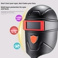 thumbnail image 3 of Welder Face Mask, Durable Plastic Welding Helmet with Ergonomic Handle for Grinding, Cutting, and Welding, Clear View, Safe and Comfortable Protection for DIY & Use, 3 of 8