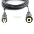 thumbnail image 2 of 6ft Black 3.5mm Stereo Male Plug to 3.5mm female jack Audio Cable Extension Cord, 2 of 2