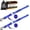 Blue, variant on XSTRAP STANDARD Motorcycle Tie Down Straps (2 Pack) 3,000lb Break Strength, 1.5 in X 8FT Heavy-Duty Cambuckle Tie Down Set with S Hook and Soft Loops, Yellow