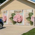 thumbnail image 5 of Pink Vintage Floral Garage Door Cover Banner 6 x 13 FT, Summer Botanical Retro Garage Door Curtains Backdrop with Grommets for Indoor Outdoor Wall Party Porch Yard Decorations Background, 5 of 9