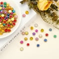 thumbnail image 4 of 12mm Sunflower Pearl Sew on Rhinestones, 200 Pcs Rhinestone Sequin Embellishments Crystal Glass Silver Base for Bedazzling, Beige, 4 of 7