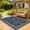 Dark Blue, variant on KOPOEELK Dark Blue Oriental Print 5x7 Washable Area Rug, Soft Low Pile Non Slip Living Room Carpet, Indoor Floor Rug for Bedroom, Dining Room and Vintage Traditional Decor