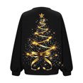 thumbnail image 4 of WXLWZYWL Womens Ugly Christmas Sweater Funny Sweatshirts Holiday 3D Print Trendy Cute Long Sleeve Pullover 2024 Loose Christmas Sweaters Pullover, 4 of 6