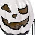 thumbnail image 3 of 15" Pre-Lit Ghost Pumpkin in Stand, 3 of 4