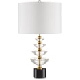 thumbnail image 5 of Currey And Company 6000-0872 Waterfall 28" Tall Buffet Table Lamp - Clear / Natural /, 5 of 7