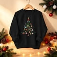thumbnail image 5 of Qzwdhjm Christmas Sweatshirts for Girl Xams Trees Graphic Crewneck Sweatshirt Thin Fleece Long Sleeve Pullovers for Christmas Party 2-15Y, 5 of 9