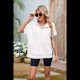 thumbnail image 5 of Sudadera con Capucha de Media Cremallera para Mujer, de Corta, Informal, con Bolsillos. XL, 5 of 10