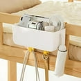 thumbnail image 5 of Organizador de cabecera, estante de cama, litera blanca, accesorios para litera superior, soporte organizador de cama colgante de plástico para Hospital, 5 of 5