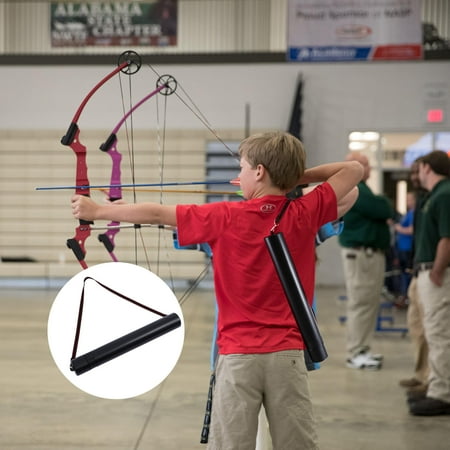 Worgeous Telescopic Arrow Quiver for Storage Made of Durable Plastic Black Arrows and