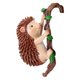thumbnail image 1 of Figura de erizo, escultura de resina, jarrón colgante con forma de animal, terrario, adorno colgante, maceta para jardín o césped., 1 of 8