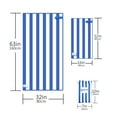 thumbnail image 2 of Super Absorbent Microfiber Bath Towel Striped Design Quick Drying Lightweight For Beach Bathroom Spa Travel Gym Yoga, 2 of 4