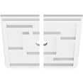 thumbnail image 4 of 34"OD x 1"ID x 11 3/4"C x 1"P Knox Architectural Grade PVC Contemporary Ceiling Medallion, Two Piece, 4 of 7