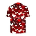 thumbnail image 7 of WMTBSRSW Womens Pajama Sets Button Down Pjs 2 Piece Short Sleeve Sleepwear with Shorts Soft Loungewear Valentine's Day Gifts for Her Wine XXL, 7 of 7