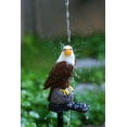thumbnail image 4 of Estatuilla de águila, luz Solar de estaca para jardín, luces solares de águila, luz brillante decorativa para exteriores, estatua de águila para decoración de jardín, 4 of 5
