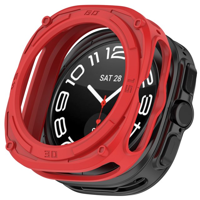Boîtier de Montre en Métal Semi-Couvert Protection Élégante pour Smartwatch