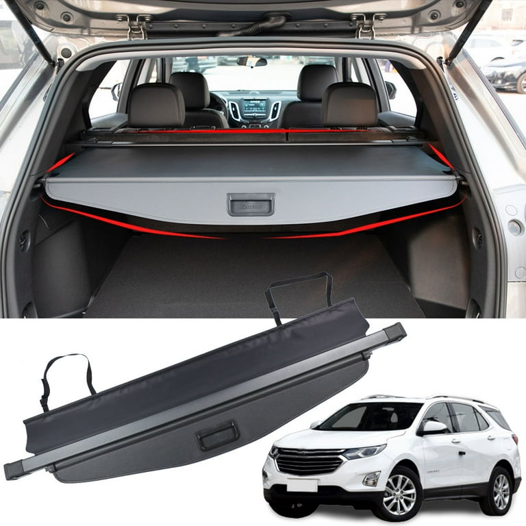 Chevrolet Equinox GMC Terrain 2018 2024 Retractable Cargo Cover No Gap Black Walmart