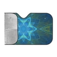 thumbnail image 2 of YFYANG Front Windshield Sun Shade, Mandala Art Pattern Foldable Car Visor for Cars, Trucks, SUVs, Small, 2 of 9