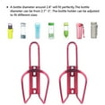 thumbnail image 6 of Universal Water Bottle Bike Cage Lightweight Aluminum Alloy Bicycle Brackets for MTB Road - Red, 6 of 7