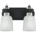 thumbnail image 3 of Quoizel Conrad 2-Light 13" Bathroom Vanity Light in Brushed Nickel, 3 of 4