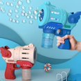 thumbnail image 3 of Máquina de burbujas eléctrica para niños, burbuja de soplado automático, luces intermitentes, música, fiesta de bodas, jabón, juguetes al aire libre, 3 of 4