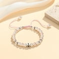 thumbnail image 2 of Pulsera MIXJOY Feliz 1er Cumpleaños con Cuentas Rosas y Perlas Brillantes, 2 of 7