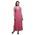thumbnail image 1 of Bimba Robe Longue Chic à Imprimé Damassé pour Femme, Style Bohème, Maxi d'Été, Tenue de Plage - Grand, 1 of 6