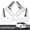 Crystal White pearl, variant on Mud Flaps For Lexus ES ES200 ES250 ES300h 2012-2017 Front Rear Mudflaps Mudguards Car Accessories Mud Flap Splash Guard Fender