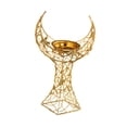 thumbnail image 2 of Quemador de incienso de hierro, estatua de torre lunar, decorativo, regalo de inauguración de la casa, incensario de incienso portátil para sala de Oro, 2 of 8