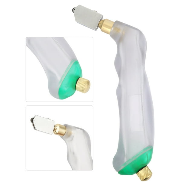 Rueda de Corte de Carburo de Tungsteno, Cortador de Vidrio Con EmumpeDura de Pistola, Herramienta Pequeña y Liviana Con Cabezales de Corte REEMPPLAZABLES PARA Trabajos