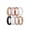 Pack F: Pale Taupe, Rose Dawn, Metallic Rosy Copper, Rose Pearl, Black, White, Latte, Metallic Porcini, variant on ThunderFit Silicone Ring Wedding Bands for Women, Promise Rings with Elegant Wavy Grooves, 6mm Wide, 2mm Thick, Breathable, Women's Rubber Engagement Rings, Variety Multipack 1-4-8