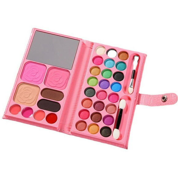 33-Color All-in-One Makeup Palette, Multifunctional Eyeshadow & Highlighter Kit, Professional Pigmented Cosmetics Set for Face & Eyes, Long-Lasting
