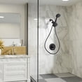 thumbnail image 4 of Wowow Single-Handle 7-Spray Shower Faucet 1.8 GPM with Dual Shower Adjustable Heads in Oil Rubbed Bronze (Valve Included), 4 of 8